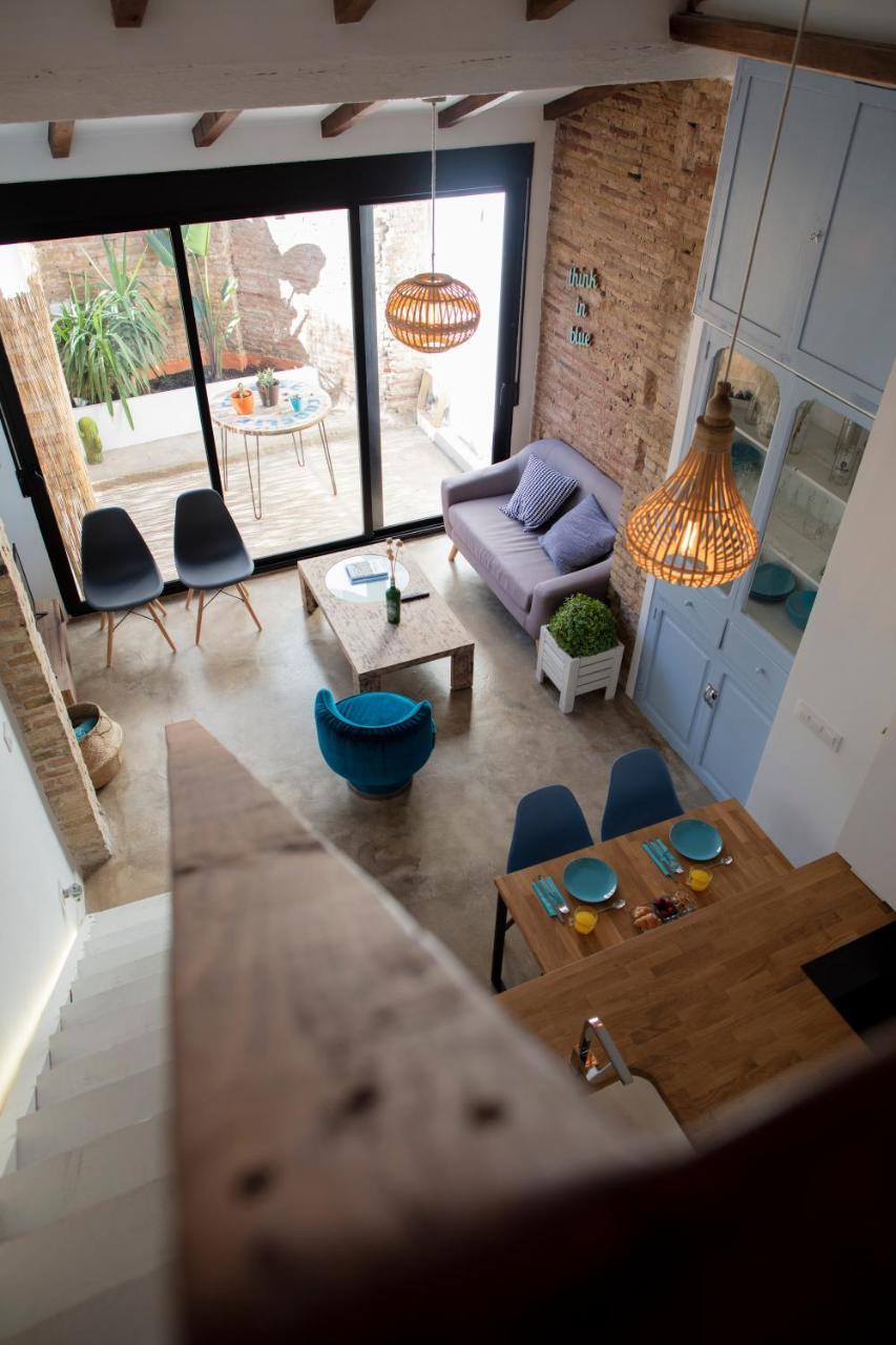 Florit Flats - Charming Apartment With Interior Terrace In Cabanyal Near The Beach บาเลนเซีย ภายนอก รูปภาพ