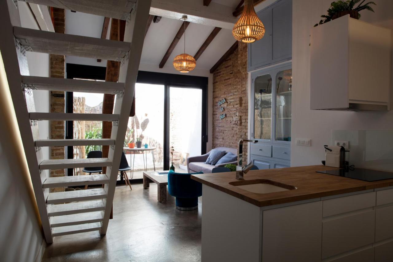 Florit Flats - Charming Apartment With Interior Terrace In Cabanyal Near The Beach บาเลนเซีย ภายนอก รูปภาพ