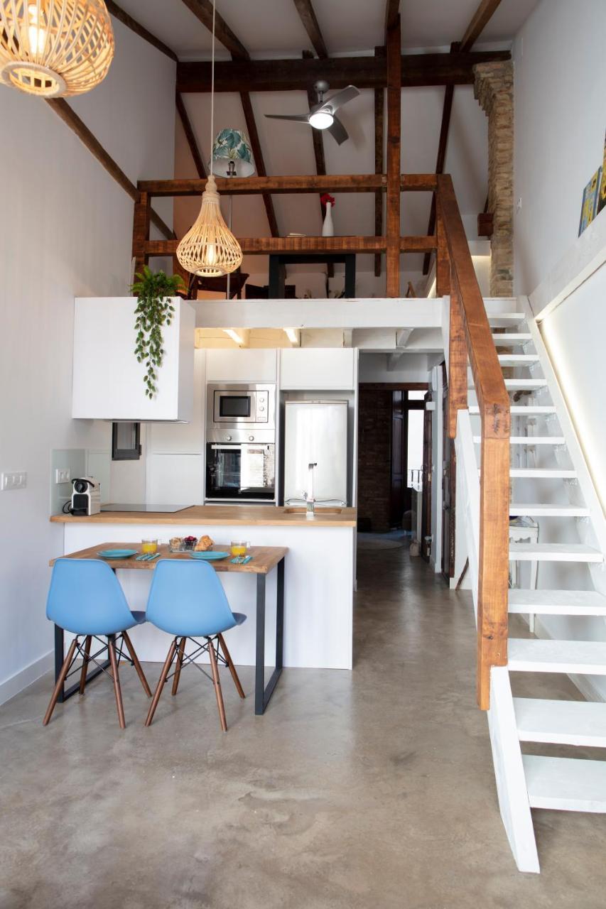 Florit Flats - Charming Apartment With Interior Terrace In Cabanyal Near The Beach บาเลนเซีย ภายนอก รูปภาพ