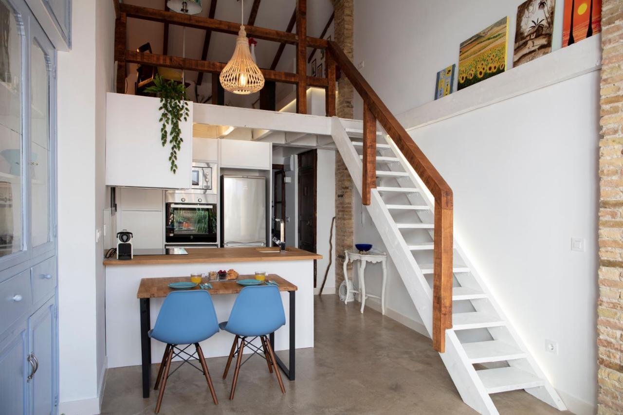 Florit Flats - Charming Apartment With Interior Terrace In Cabanyal Near The Beach บาเลนเซีย ภายนอก รูปภาพ