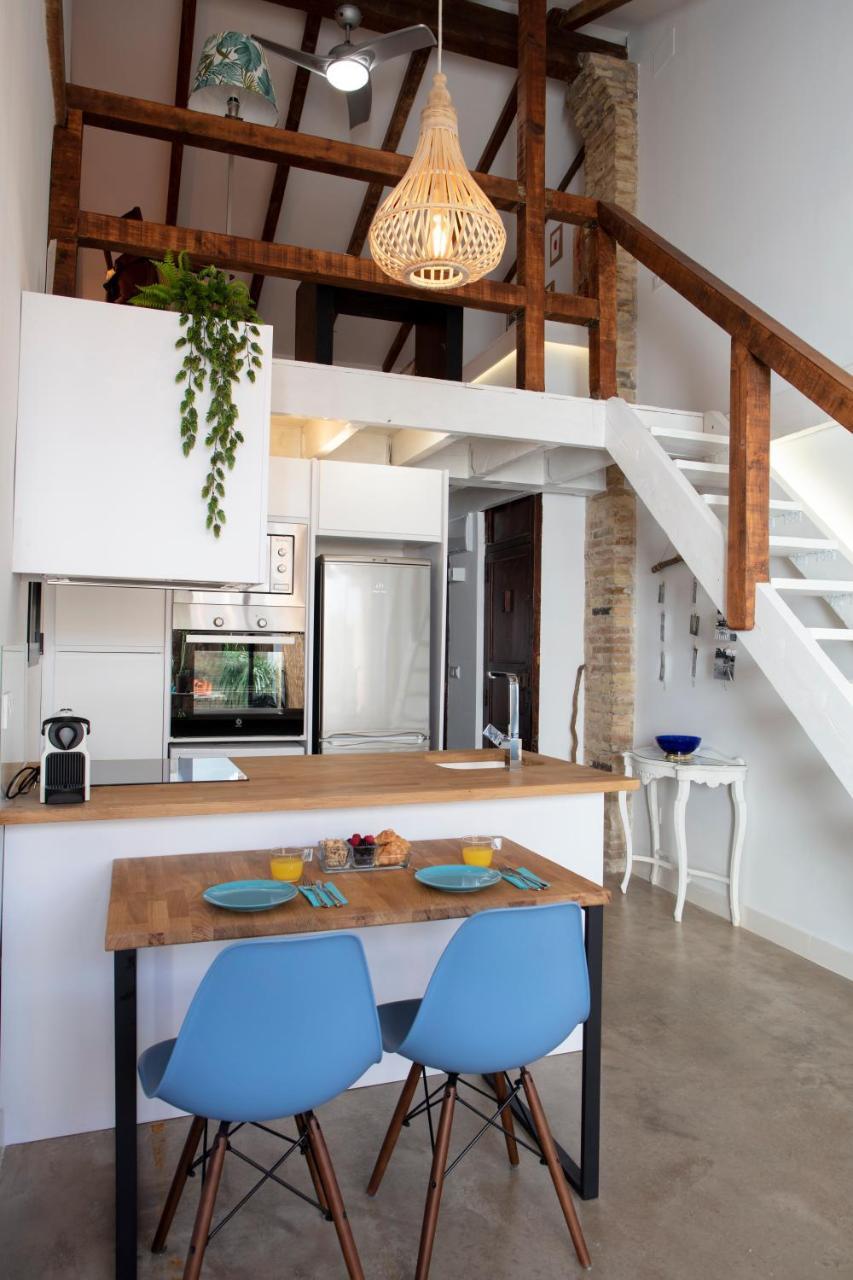 Florit Flats - Charming Apartment With Interior Terrace In Cabanyal Near The Beach บาเลนเซีย ภายนอก รูปภาพ
